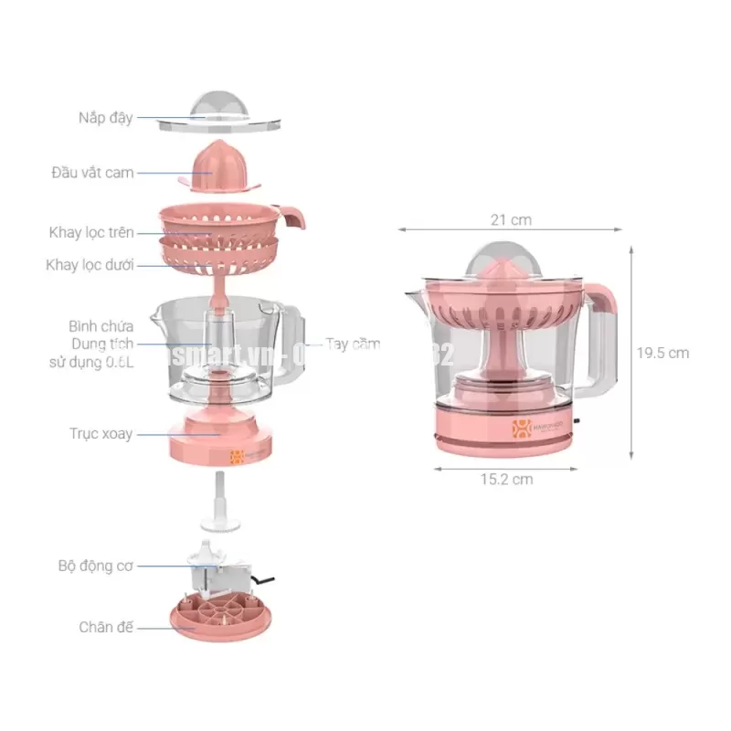 Máy vắt cam HAWONKOO OJH-001-PK