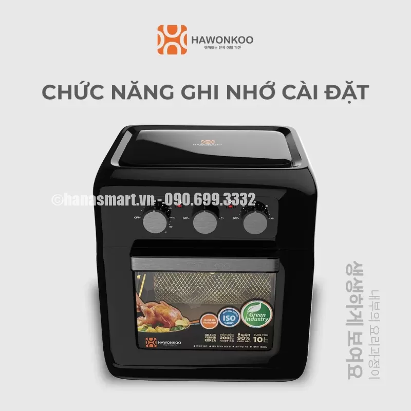 Nồi chiên không dầu HAKOOWOO AFH-100-TQ