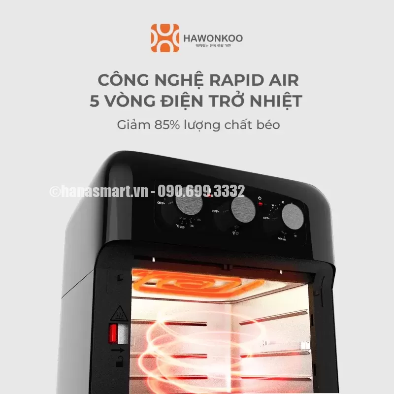 Nồi chiên không dầu HAKOOWOO AFH-100-TQ