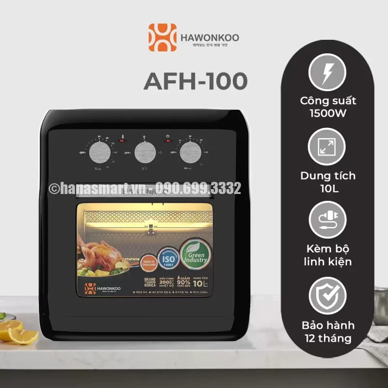 Nồi chiên không dầu HAKOOWOO AFH-100-TQ