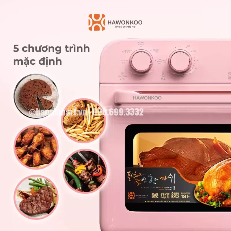 Nồi chiên không dầu HAWONKOO AFH-180 PK