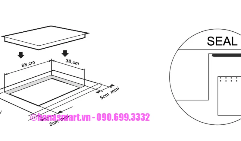 Bếp từ Kaff KF-VS9885II nhập khẩu Đức - Bảo hành 7 năm - Screenshot 2024 12 08 171010