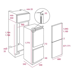 Tủ lạnh TEKA CI3 350 NF 40634573