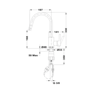 Vòi rửa chén TEKA MTP 938 116020000