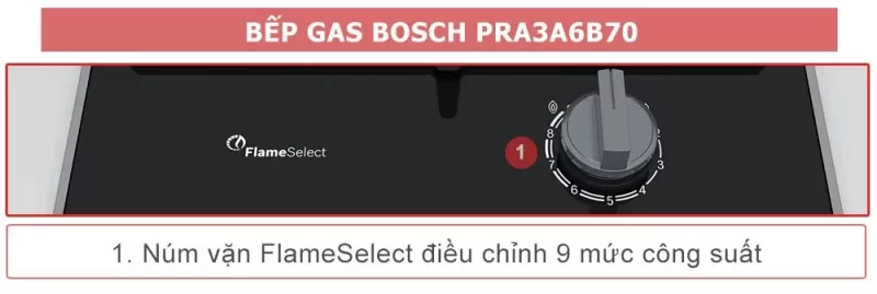 Bếp gas Bosch PRA3A6B70 Serie 8 19 Bếp gas Bosch PRA3A6B70 Serie 8