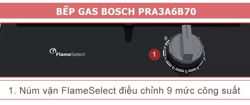 Bếp gas Bosch PRA3A6B70 Serie 8