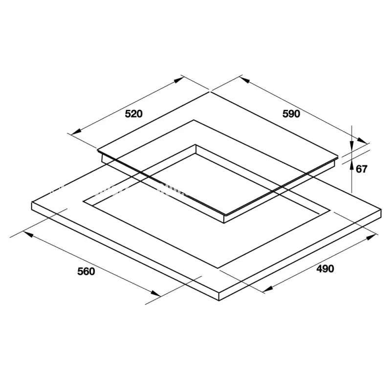 Bếp hồng ngoại Hafele HC-R603D 536.01.901 - bep hong ngoai hafele hc r603d 536 01 9015