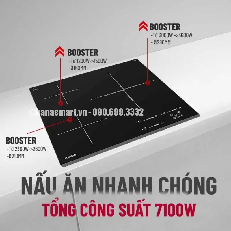 Bếp từ 3 vùng nấu Hafele HC-I6037B 536.61.801 - bep tu 3 vung nau hafele hc i6037b2