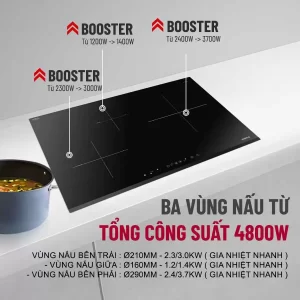 Bếp từ 3 vùng nấu Hafele HC-IS773EA 535.02.242 - bep tu 3 vung nau hafele hc is773ea 535 02 2424