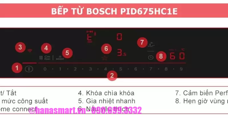 Bếp từ Bosch PID675HC1E Serie 6