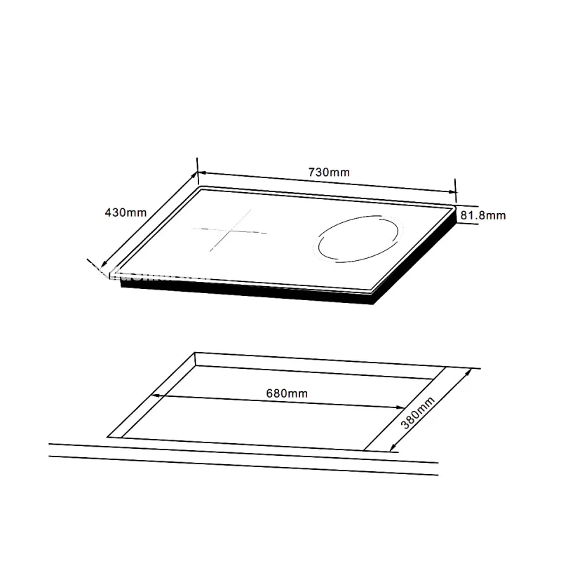 Bếp từ hồng ngoại Hafele HC-H7321B 536.61.856 - bep tu hong ngoai hafele hc h7321b 536 61 8566