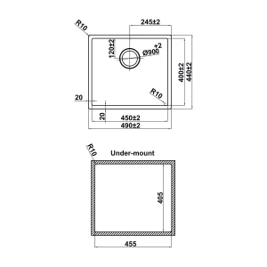 Chậu rửa chén bát Hafele HS24-SSN1S-490 567.24.417 - chau rua chen bat hafele hs24 ssn1s 490 567 24 4173