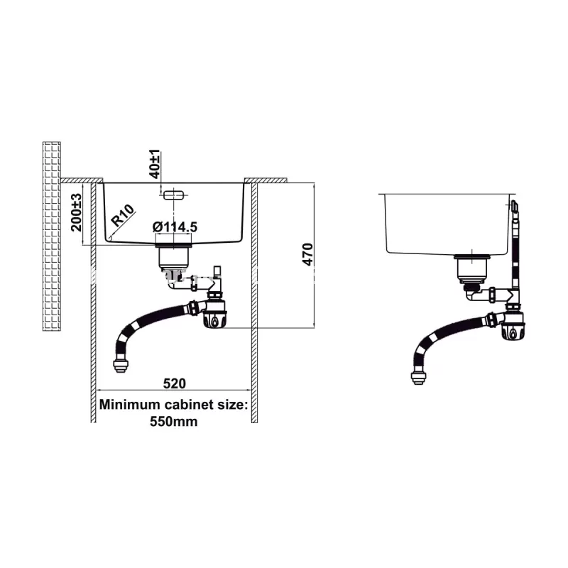 Chậu rửa chén bát Hafele HS24-SSN1S-490 567.24.417 - chau rua chen bat hafele hs24 ssn1s 490 567 24 4174