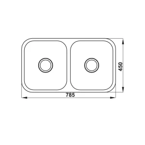 Chậu rửa chén Hafele HS20-SSN2R90S 567.20.506 - chau rua chen hafele hs20 ssn2r90s 567 20 5067