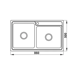 Chậu rửa chén Hafele HS20-SSN2S90L 567.20.546 - chau rua chen hafele hs20 ssn2s90l 567 20 5467