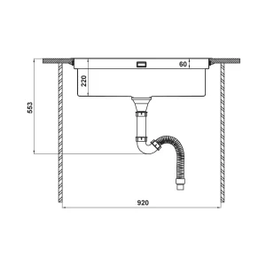 Chậu rửa chén Hafele HS21-SSN1S90 567.94.020 - chau rua chen hafele hs21 ssn1s90 567 94 0207