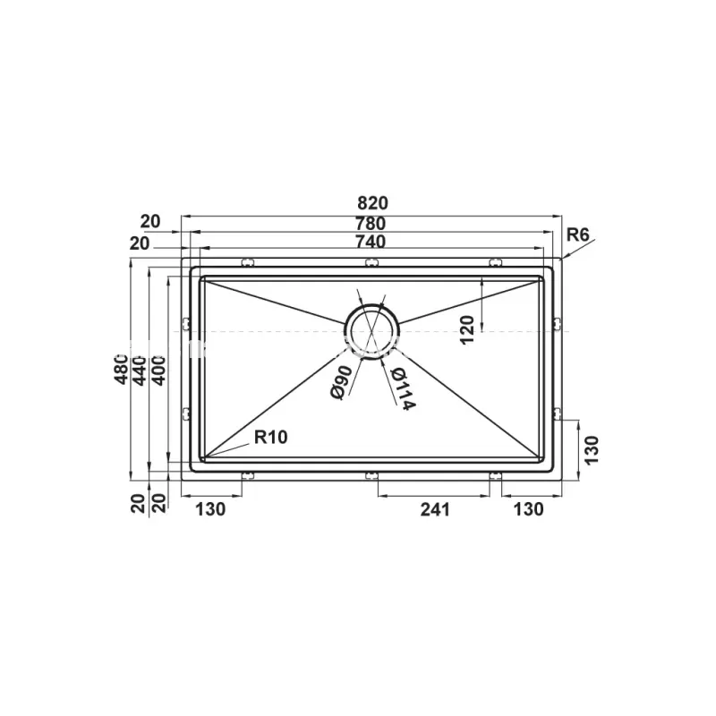 Chậu rửa chén Hafele HS21-SSN1S90 567.94.020 - chau rua chen hafele hs21 ssn1s90 567 94 0208