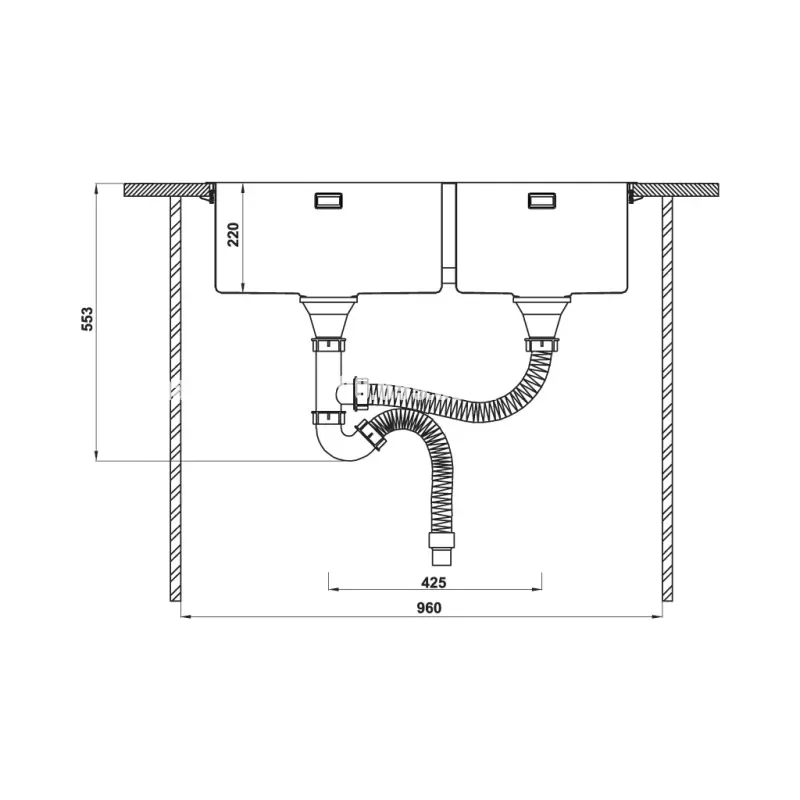 Chậu rửa chén Hafele HS21-SSN2S90 567.96.310 - chau rua chen hafele hs21 ssn2s90 567 96 3104