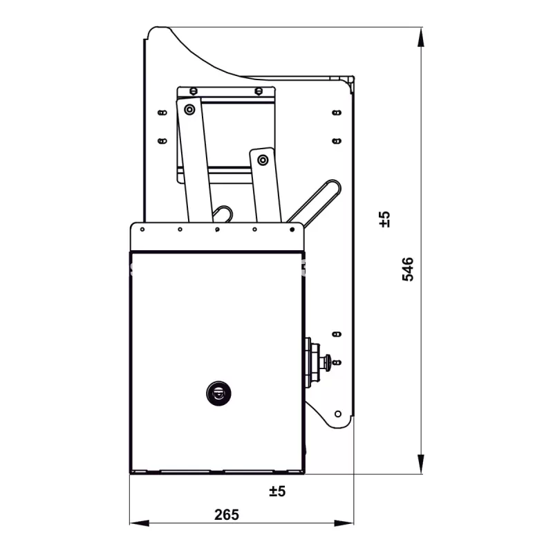 Kệ chén nâng hạ Hafele 504.71.074 - ke chen nang ha hafele 504 71 0744