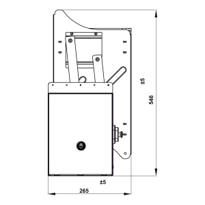 Kệ chén nâng hạ Hafele 504.71.076 - ke chen nang ha hafele 504 71 0761