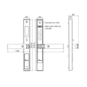 Khoá cửa nhôm DEMAX EL689 GS App Wifi tiêu chuẩn Đức - khoa cua nhom demax el689 gs app wifi tieu chuan duc4