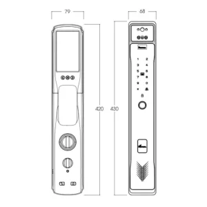 Khóa nhận diện khuôn mặt DEMAX SL918 AC REMOTE tiêu chuẩn Đức - khoa nhan dien khuon mat demax sl918 ac remote tieu chuan duc2