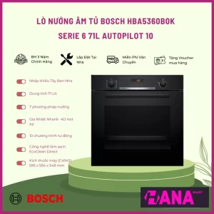 Lò nướng Bosch HBA5360B0K Serie 6 - lo nuong bosch hba5360b0k serie 61