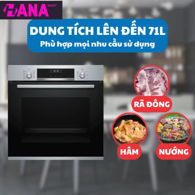 Lò nướng Bosch HBA5570S0B Serie 6 - lo nuong bosch hba5570s0b serie 61