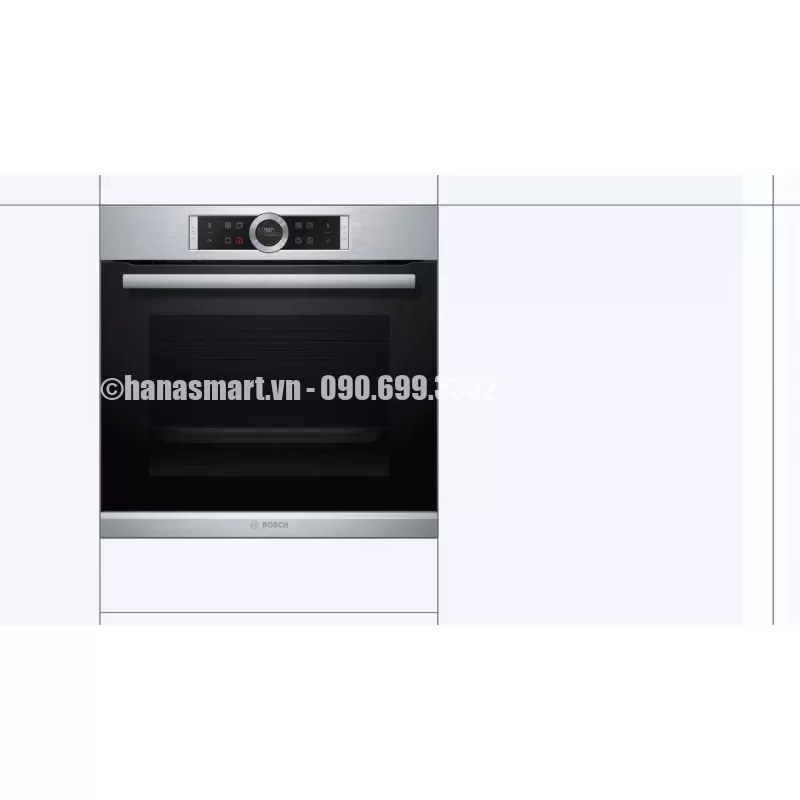 Lò nướng Bosch HMH.HBG655BS1M Serie 8 - lo nuong bosch hmh hbg655bs1m serie 89