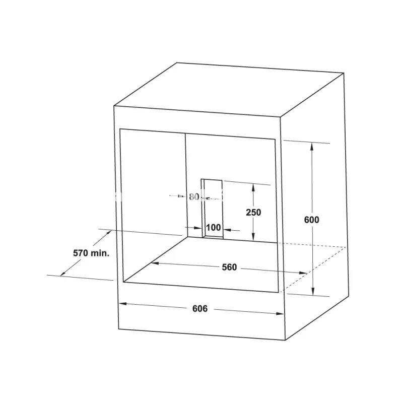 Lò nướng Hafele HO-6T70A 538.01.441 - lo nuong hafele ho 6t70a 538 01 4415