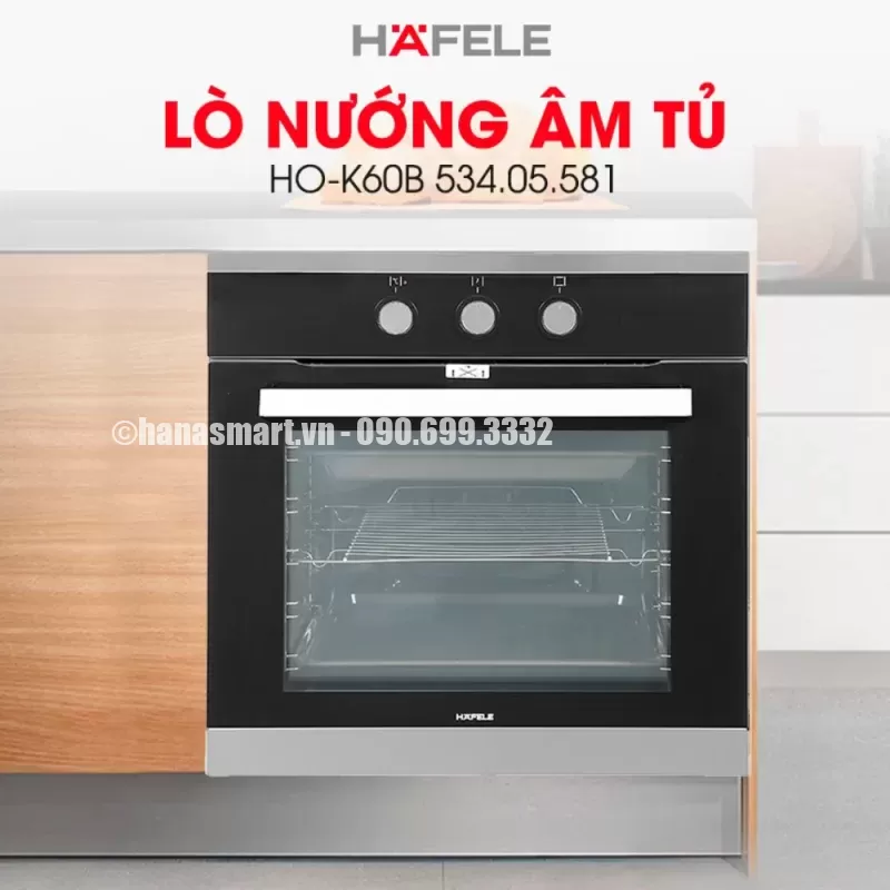 Lò nướng Hafele HO-K60B 534.05.581 - lo nuong hafele ho k60b 534 05 5812