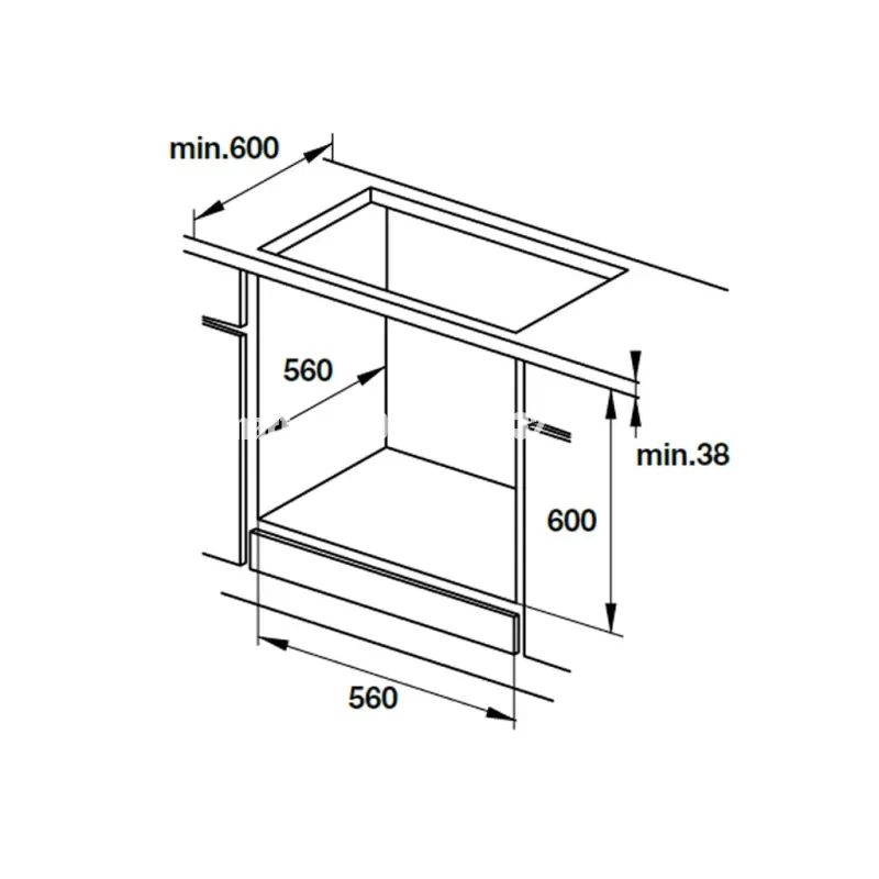 Lò nướng Hafele HO-KT60A9 535.02.611 - lo nuong hafele ho kt60a9 535 02 6116