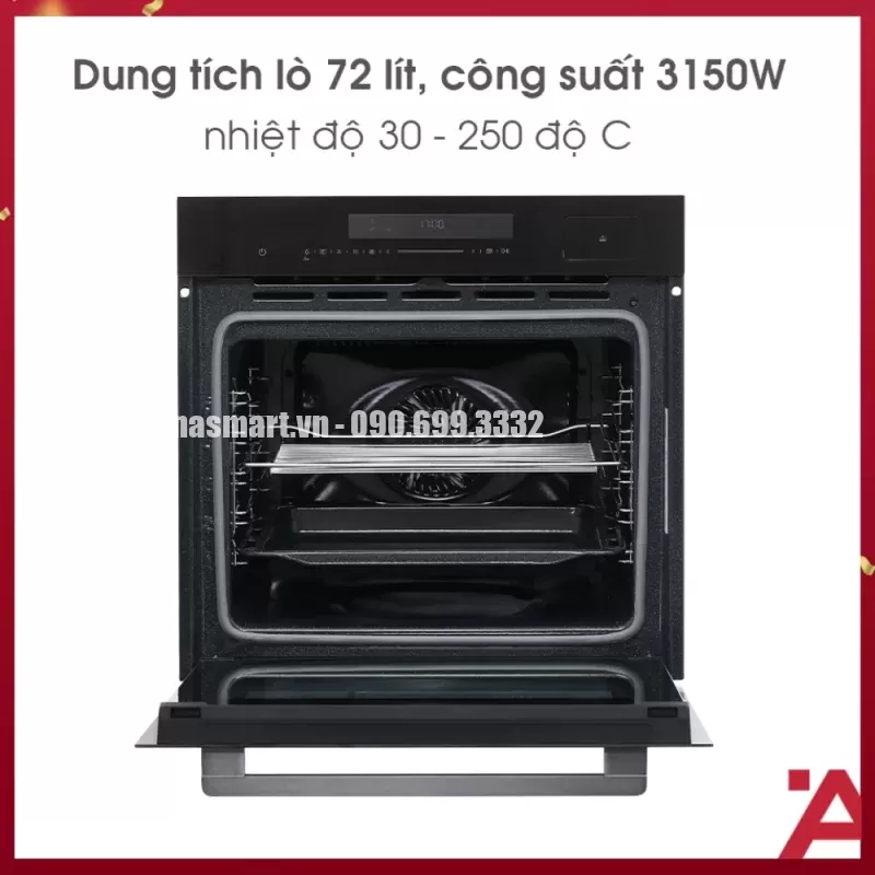 Lò nướng kết hợp hấp Hafele HSO-8T72A 538.61.461 - lo nuong ket hop hap hafele hso 8t72a 538 61 4612