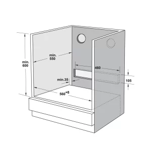 Lò nướng kết hợp hấp Hafele HSO-8T72A 538.61.461 - lo nuong ket hop hap hafele hso 8t72a 538 61 4617