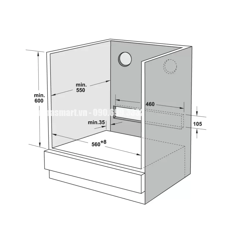 Lò nướng kết hợp hấp Hafele HSO-8T72A 538.61.461 - lo nuong ket hop hap hafele hso 8t72a 538 61 4617