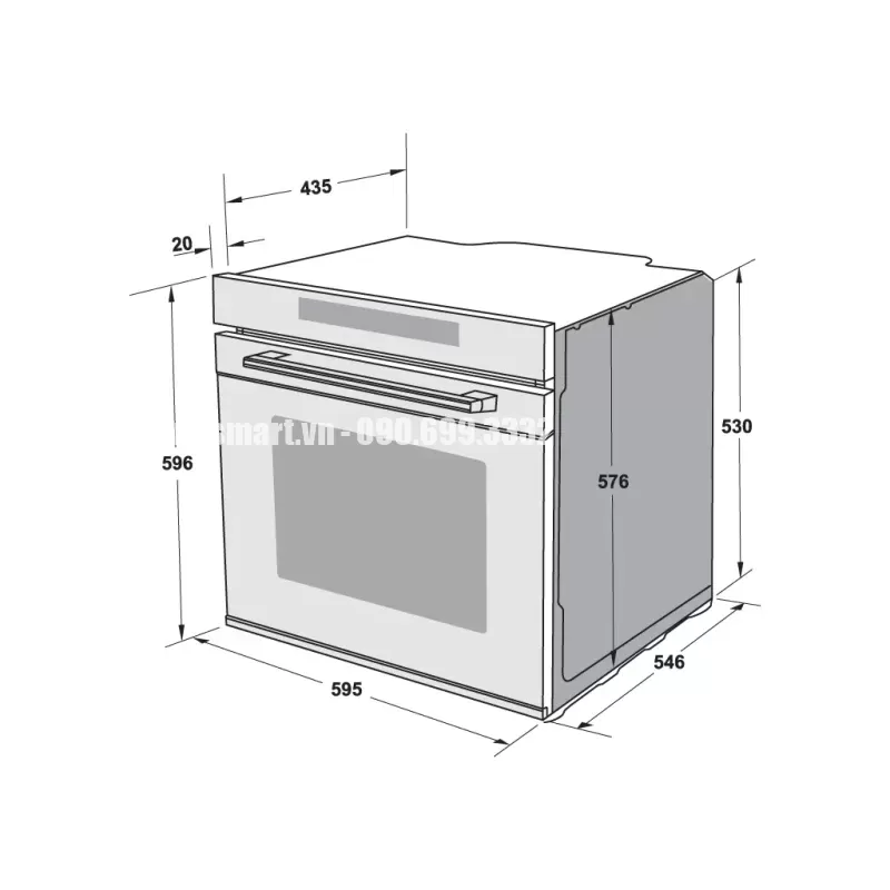 Lò nướng kết hợp hấp Hafele HSO-8T72A 538.61.461 - lo nuong ket hop hap hafele hso 8t72a 538 61 4618