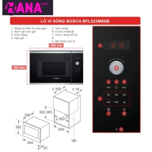 Lò vi sóng Bosch BFL523MS0B - lo vi song bosch bfl523ms0b7