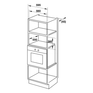 Lò vi sóng kết hợp nướng Hafele HM-B38C 538.01.111 - lo vi song ket hop nuong hafele hm b38c 538 01 1118