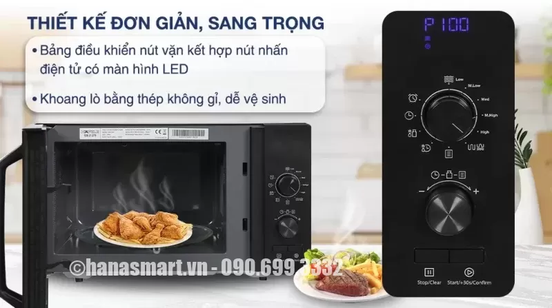 Lò vi sóng kết hợp nướng Hafele HW-F23B 538.31.270