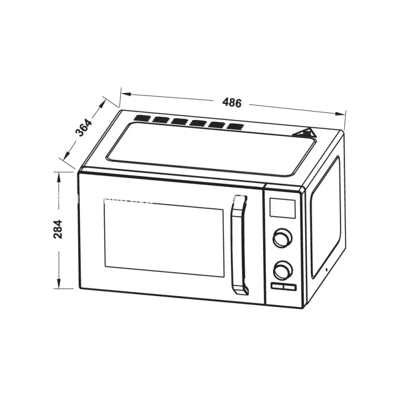 Lò vi sóng kết hợp nướng Hafele HW-F23B 538.31.270 - lo vi song ket hop nuong hafele hw f23b 538 31 2705