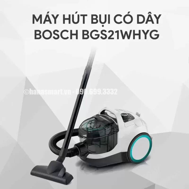 Máy hút bụi Bosch HMH.BGS21WHYG - may hut bui bosch hmh bgs21whyg5