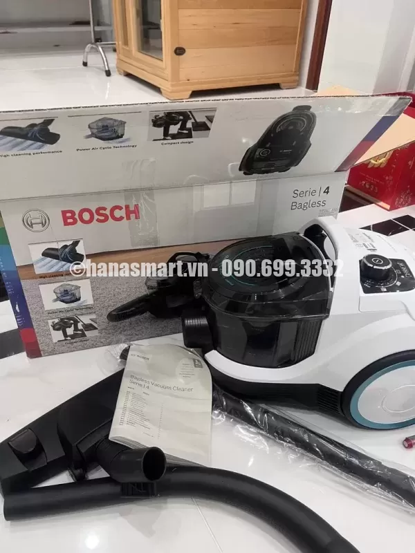 Máy hút bụi Bosch HMH.BGS21WHYG - may hut bui bosch hmh bgs21whyg8