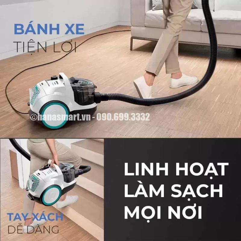 Máy hút bụi Bosch HMH.BGS21WHYG - may hut bui bosch hmh bgs21whyg9