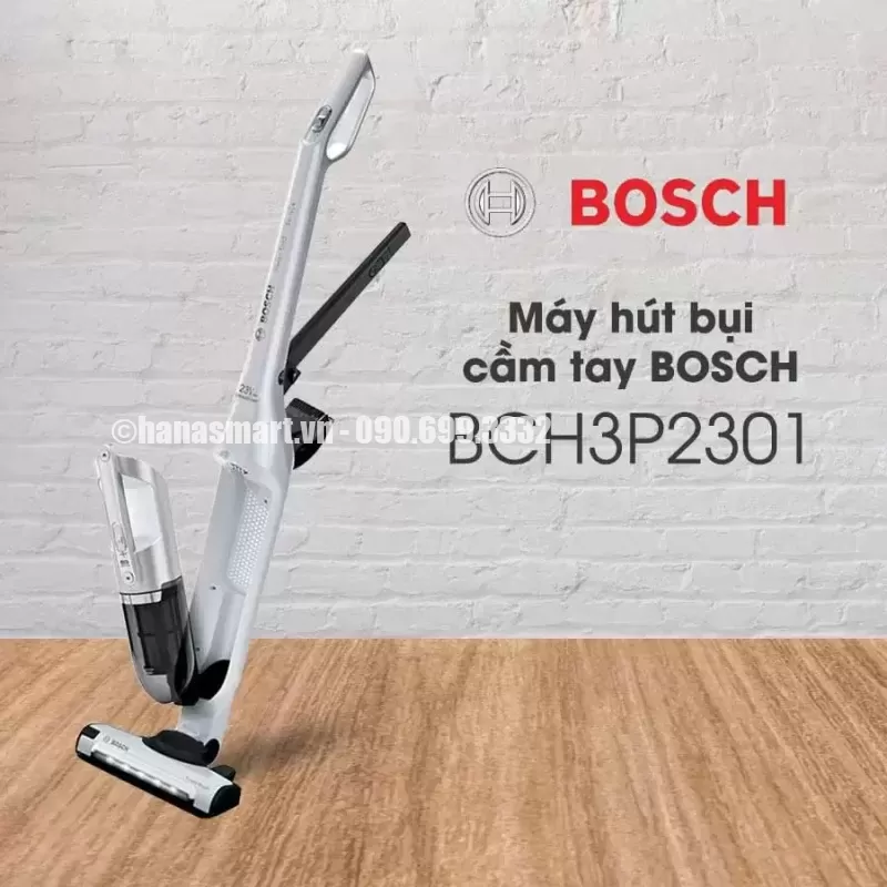 Máy hút bụi không dây 2 trong 1 Bosch HMH.BCH3P2301 - may hut bui khong day 2 trong 1 bosch hmh bch3p23011