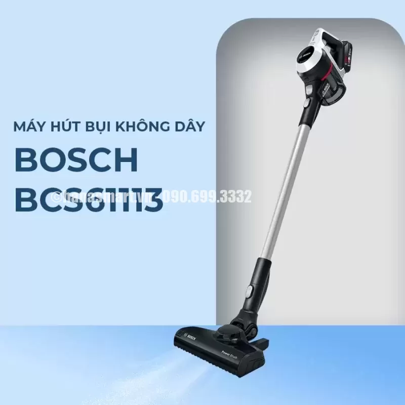 Máy hút bụi không dây 2 trong 1 Bosch HMH.BCS61113 - may hut bui khong day 2 trong 1 bosch hmh bcs611136