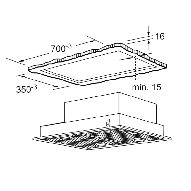 Máy hút mùi âm tủ Bosch DHL755BL - may hut mui am tu bosch dhl755bl1