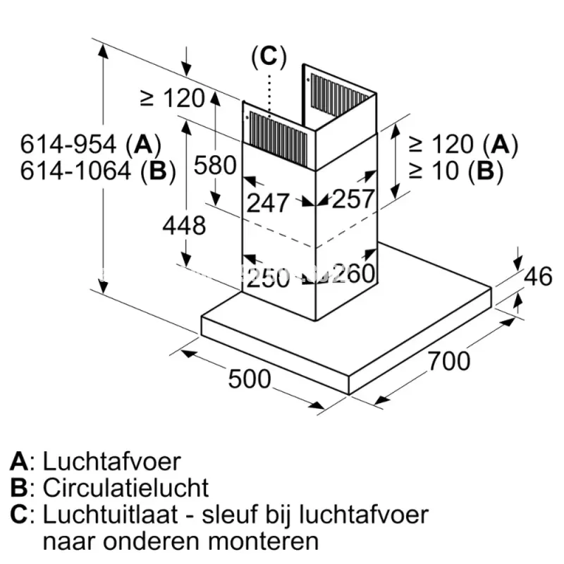 Máy hút mùi Bosch HMH.DWB77CM50 Serie 6 - may hut mui bosch hmh dwb77cm50 serie 6123