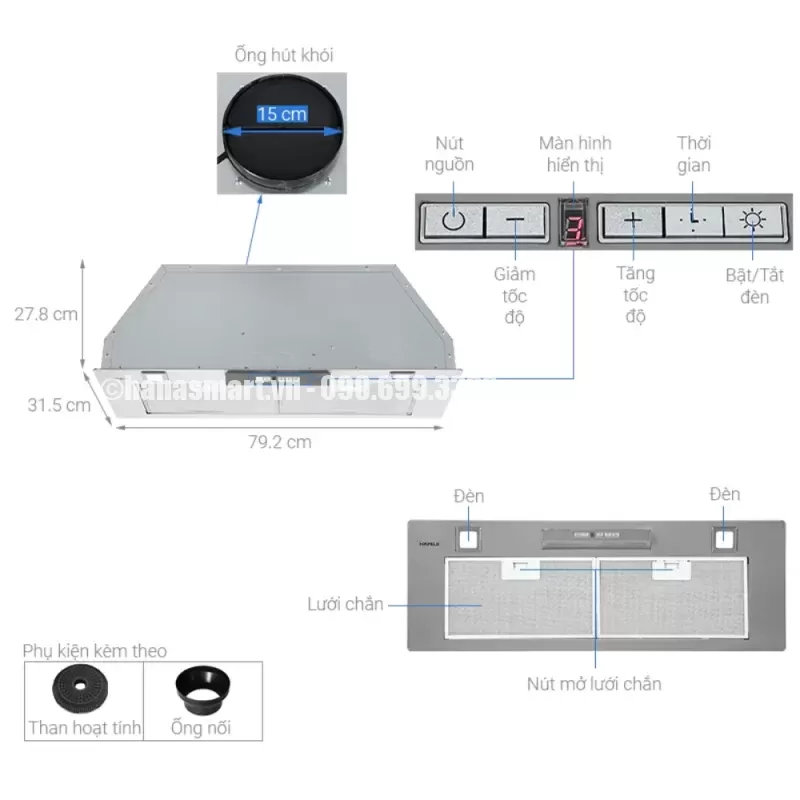 Máy hút mùi Hafele HH-BI79A 533.80.038 - may hut mui hafele hh bi79a 533 80 0389