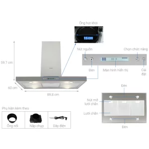 Máy hút mùi Hafele HH-IS90A 539.81.715 - may hut mui hafele hh is90a 539 81 7151