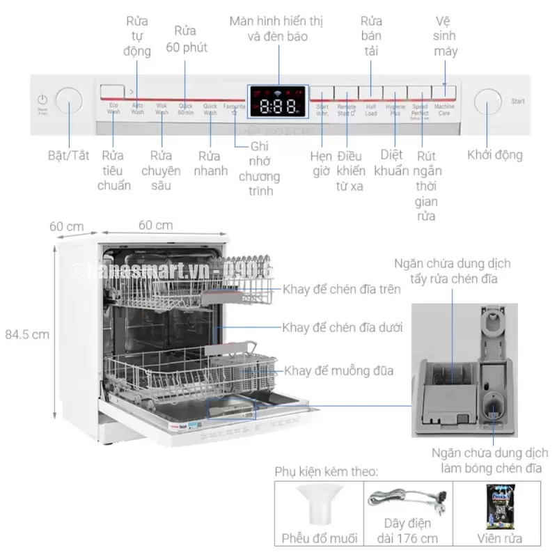 Máy rửa bát Bosch HMH.SMS2IVW01P - may rua bat bosch hmh sms2ivw01p6